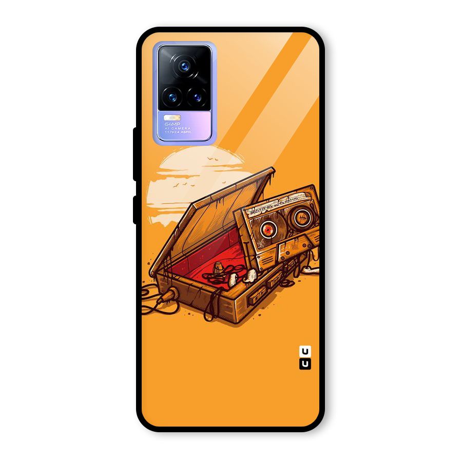 Casette Box Glass Back Case for Vivo Y73