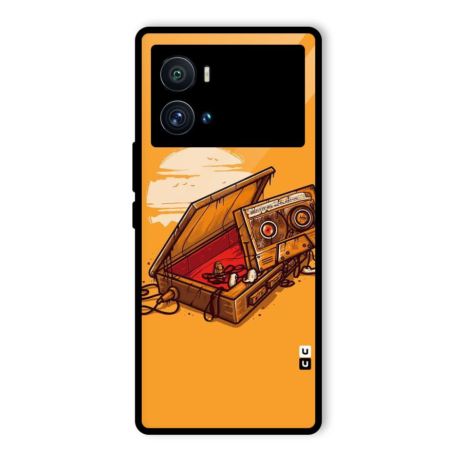 Casette Box Glass Back Case for Vivo iQOO 9 Pro
