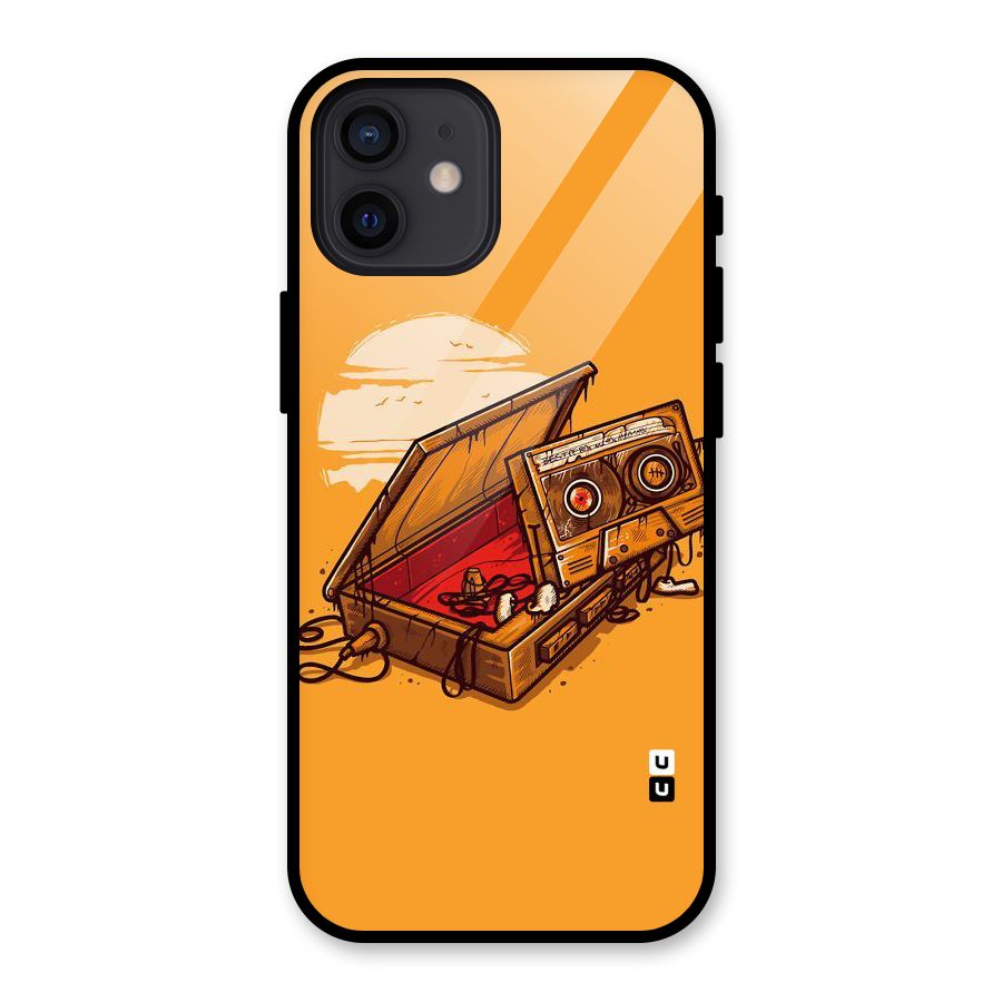 Casette Box Glass Back Case for iPhone 12