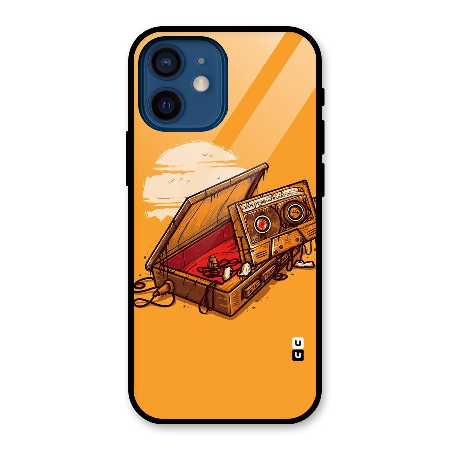 Casette Box Glass Back Case for iPhone 12 Mini