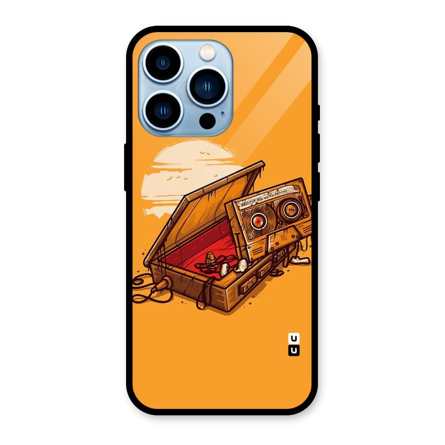 Casette Box Glass Back Case for iPhone 13 Pro