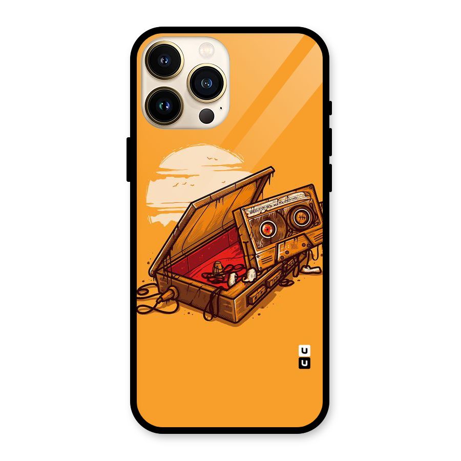 Casette Box Glass Back Case for iPhone 13 Pro Max