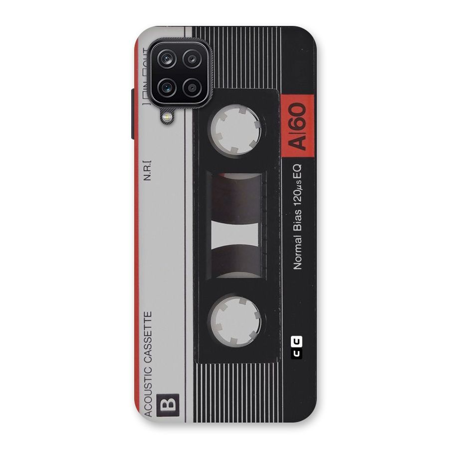 Casette Design Back Case for Galaxy A12