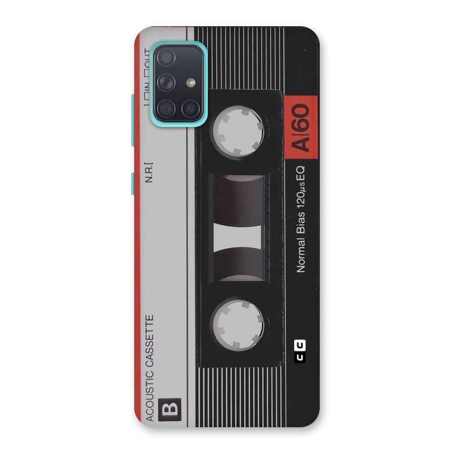 Casette Design Back Case for Galaxy A71