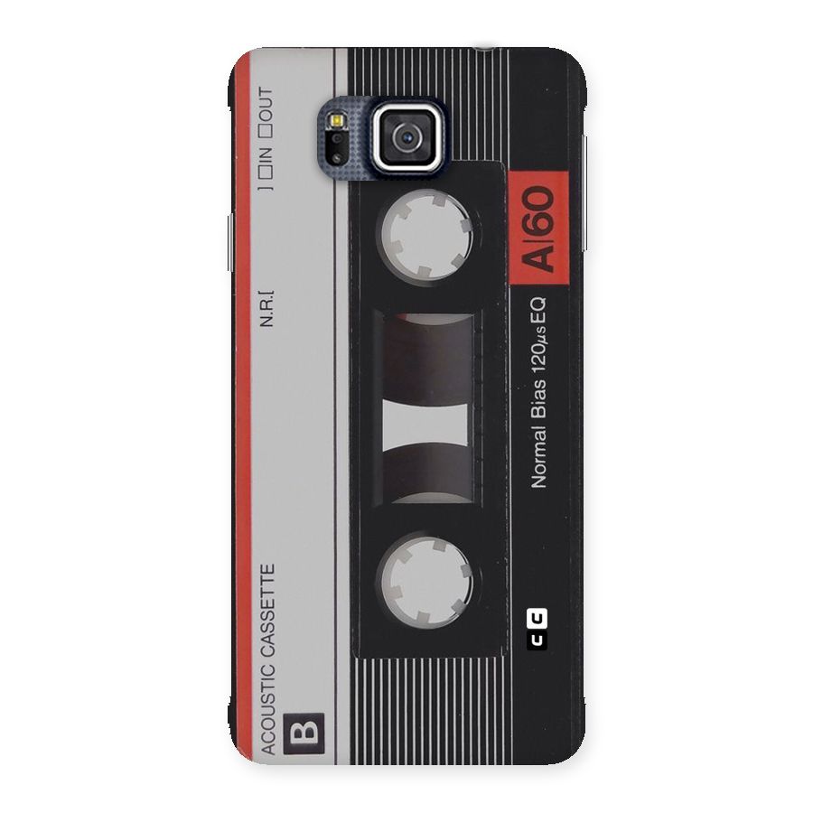 Casette Design Back Case for Galaxy Alpha