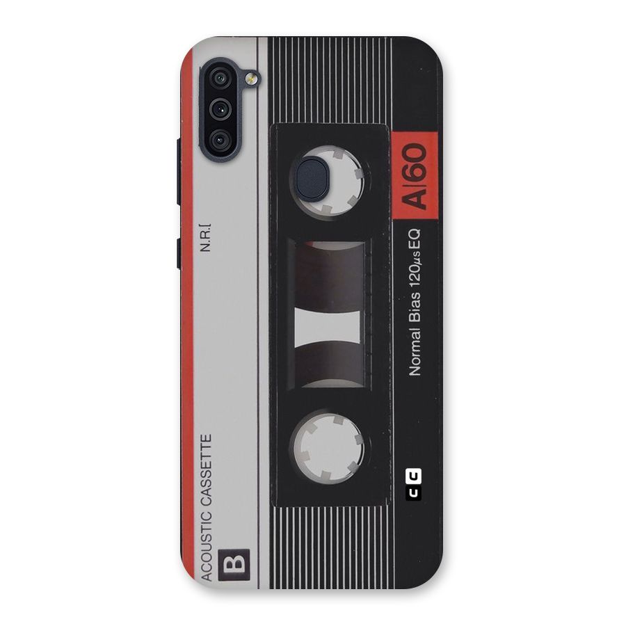 Casette Design Back Case for Galaxy M11