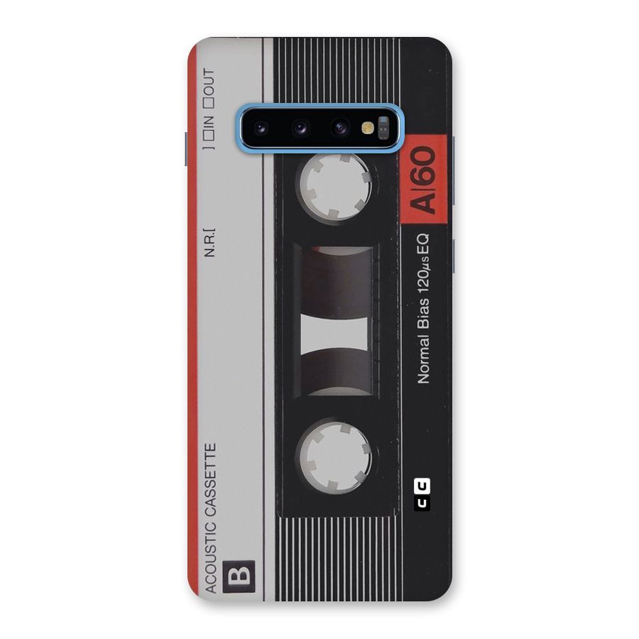 Casette Design Back Case for Galaxy S10 Plus
