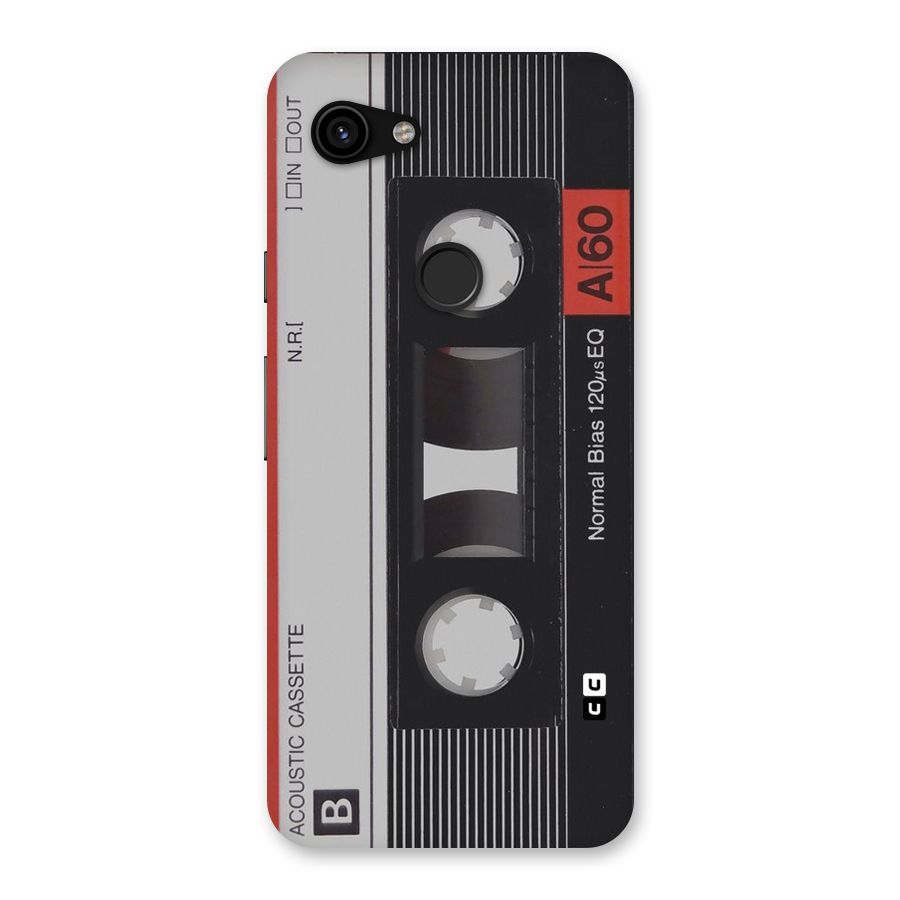 Casette Design Back Case for Google Pixel 3a