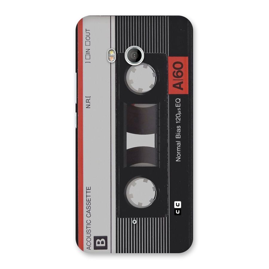 Casette Design Back Case for HTC U11