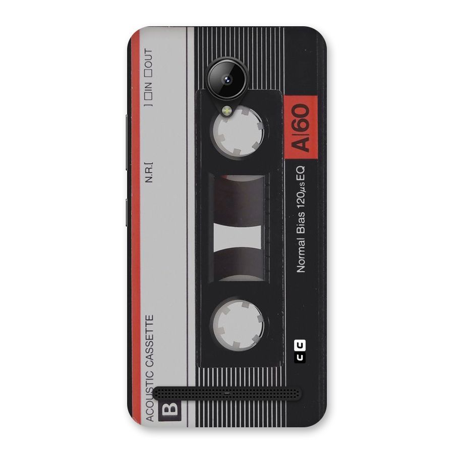 Casette Design Back Case for Lenovo C2