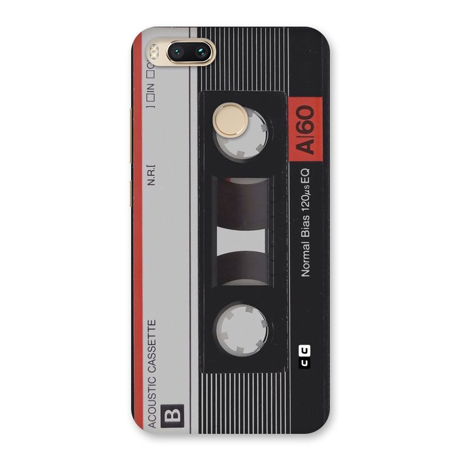 Casette Design Back Case for Mi A1