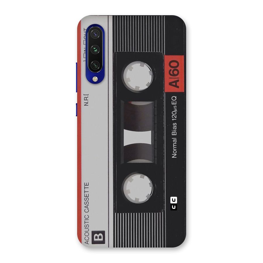 Casette Design Back Case for Mi A3