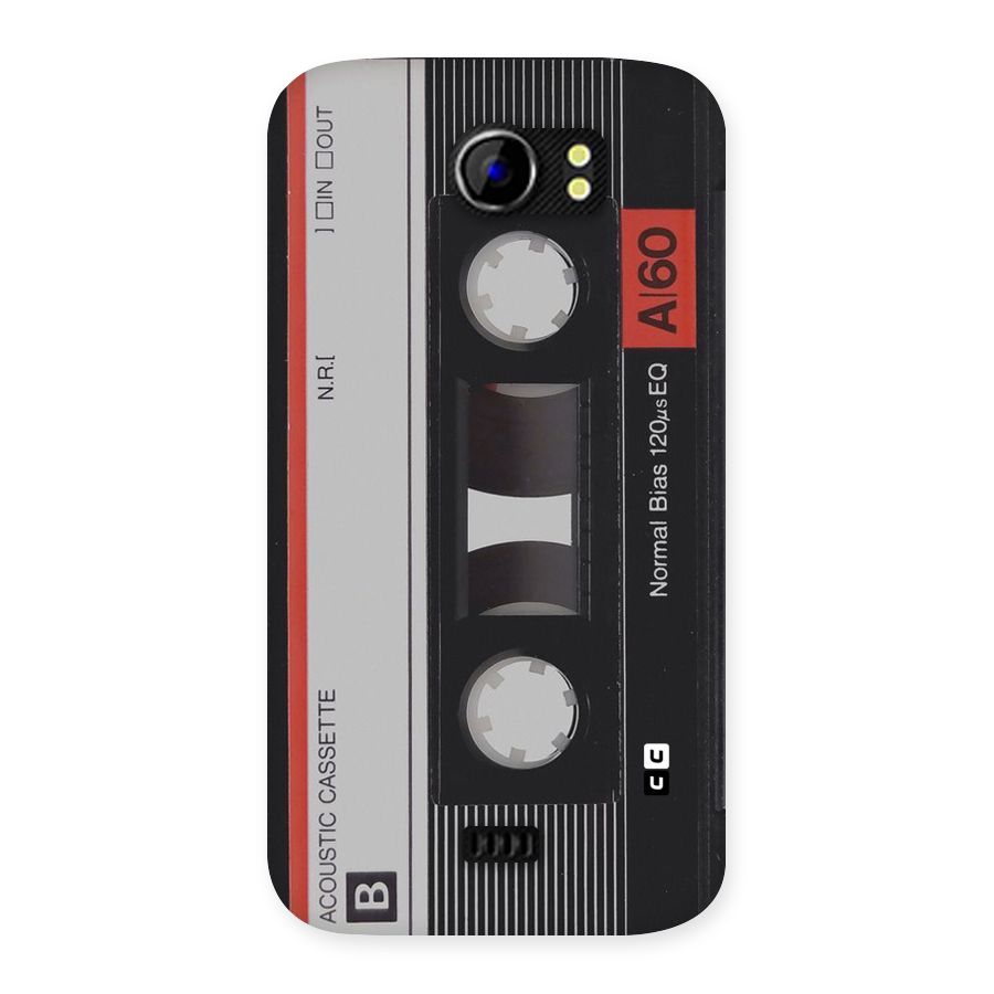 Casette Design Back Case for Micromax Canvas 2 A110