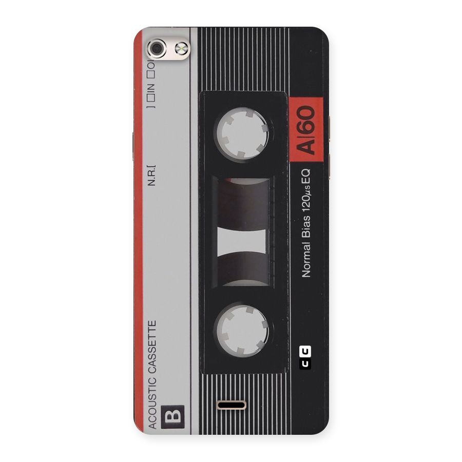 Casette Design Back Case for Micromax Canvas Silver 5