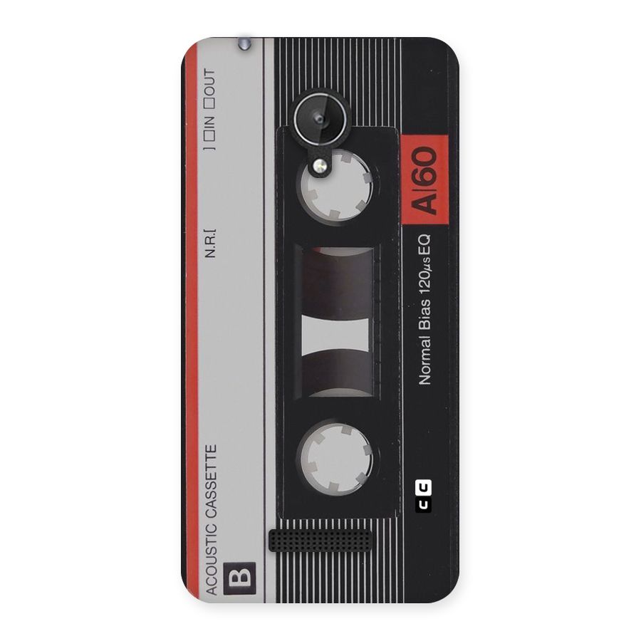 Casette Design Back Case for Micromax Canvas Spark Q380