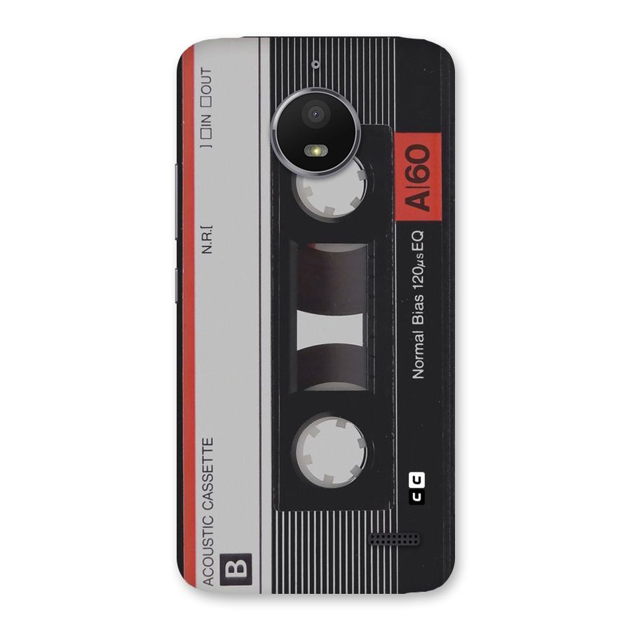 Casette Design Back Case for Moto E4