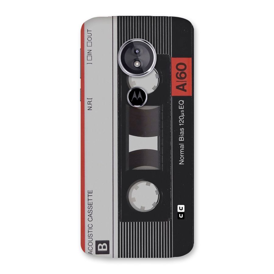 Casette Design Back Case for Moto E5