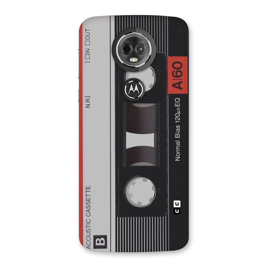 Casette Design Back Case for Moto E5 Plus
