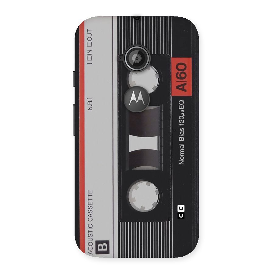 Casette Design Back Case for Moto E 2nd Gen