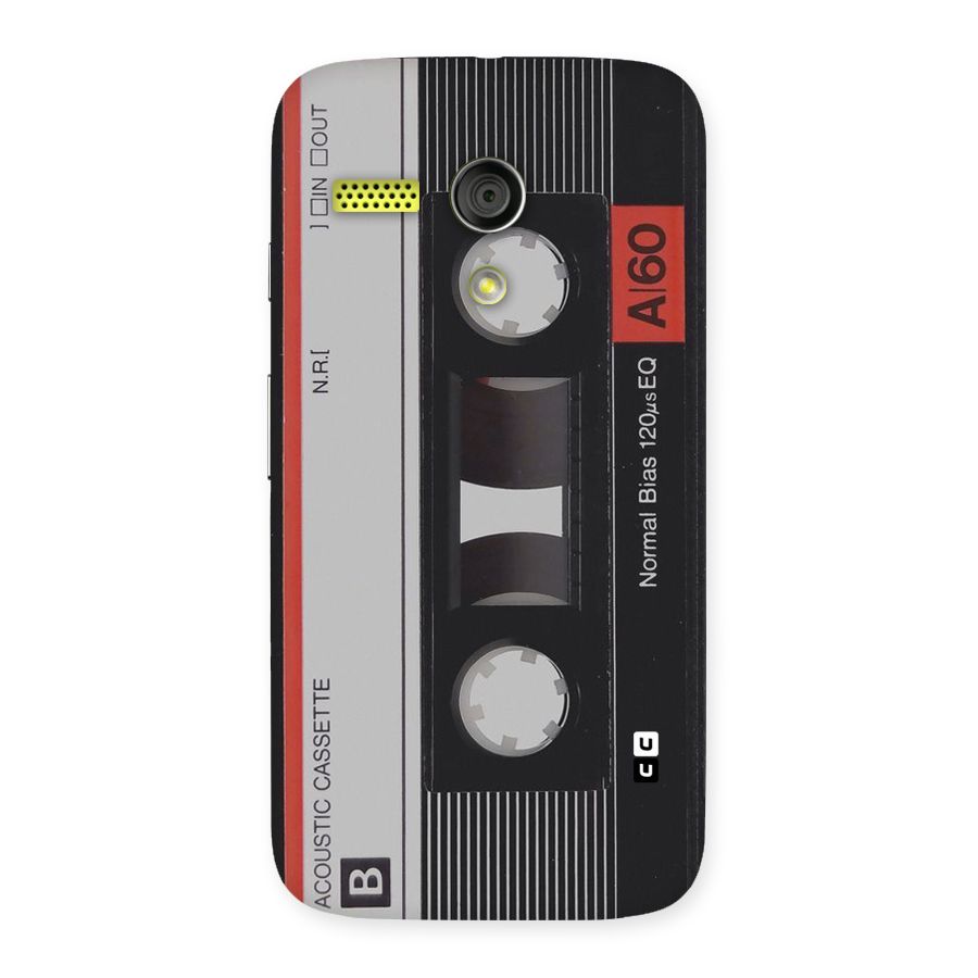 Casette Design Back Case for Moto G