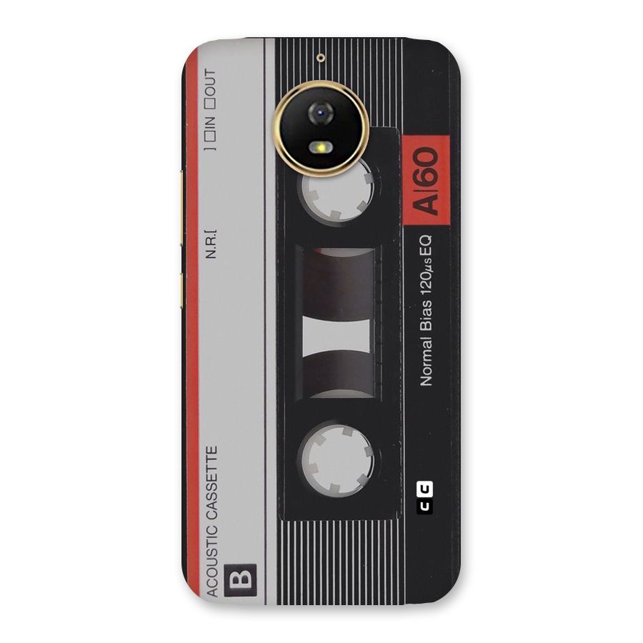 Casette Design Back Case for Moto G5s
