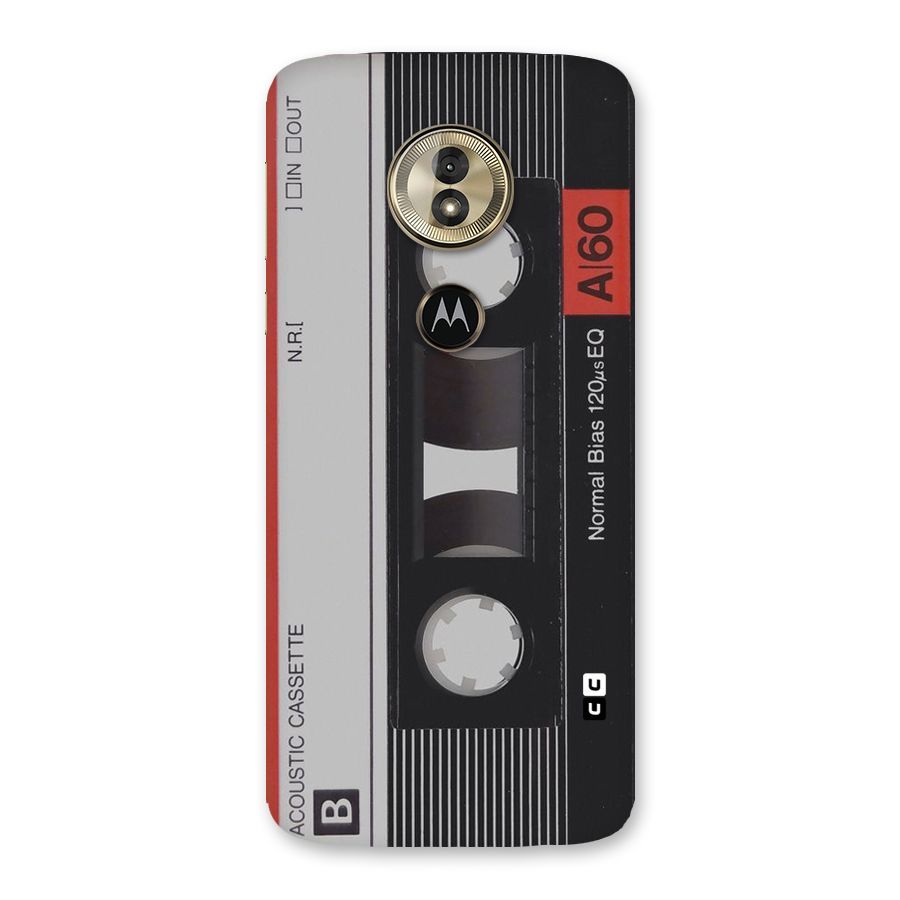 Casette Design Back Case for Moto G6 Play