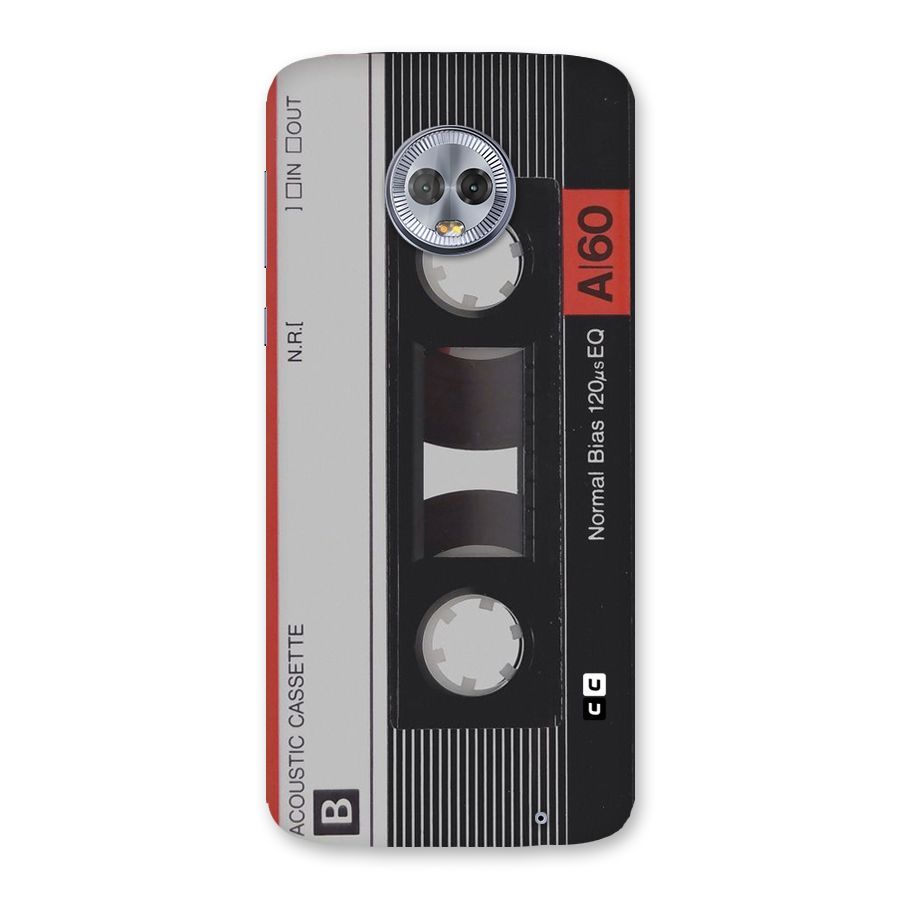 Casette Design Back Case for Moto G6 Plus