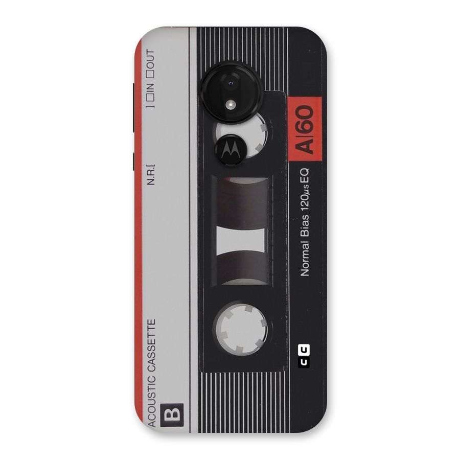 Casette Design Back Case for Moto G7 Power