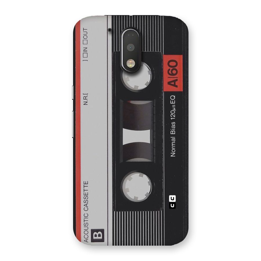 Casette Design Back Case for Motorola Moto G4 Plus