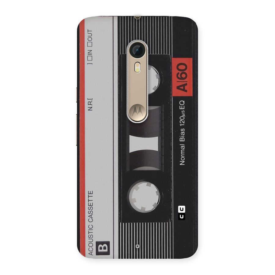 Casette Design Back Case for Motorola Moto X Style