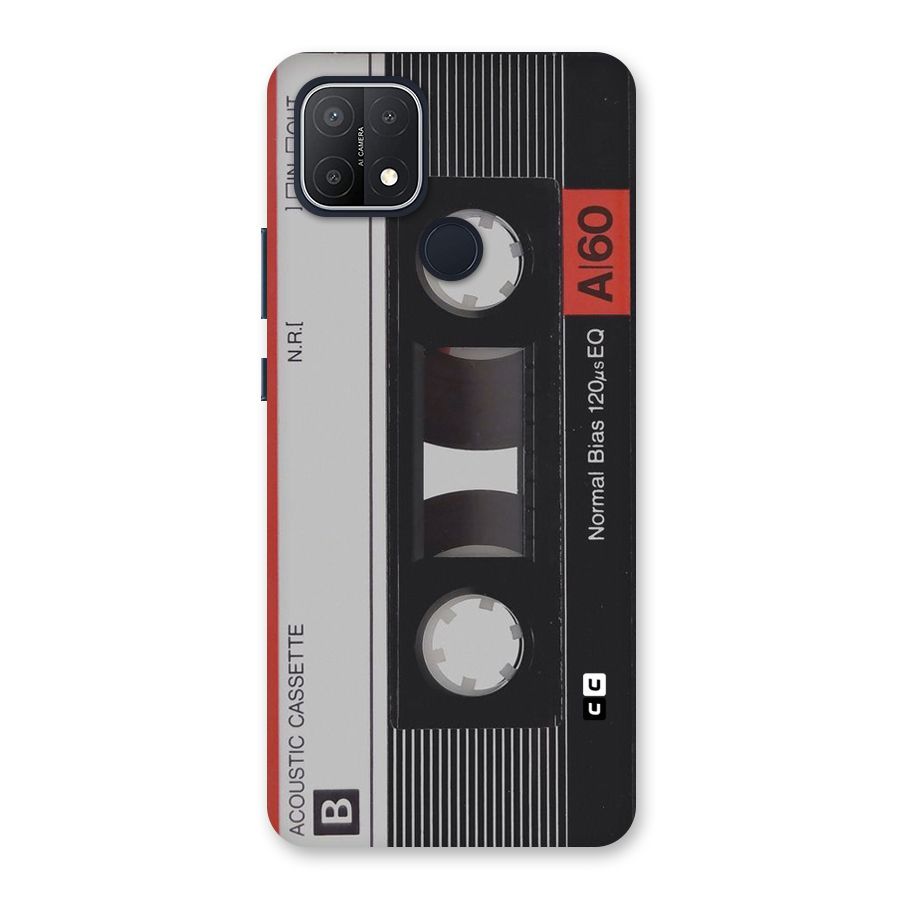 Casette Design Back Case for Oppo A15s