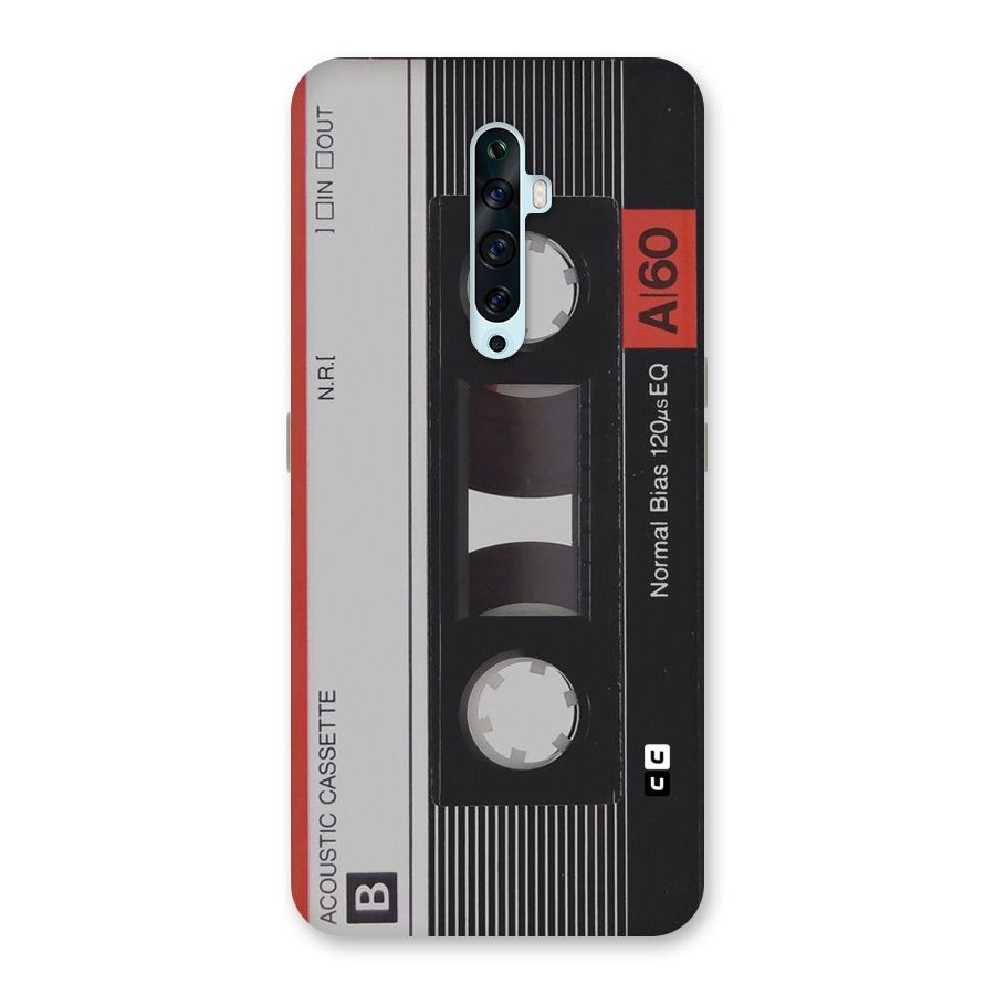 Casette Design Back Case for Oppo Reno2 Z