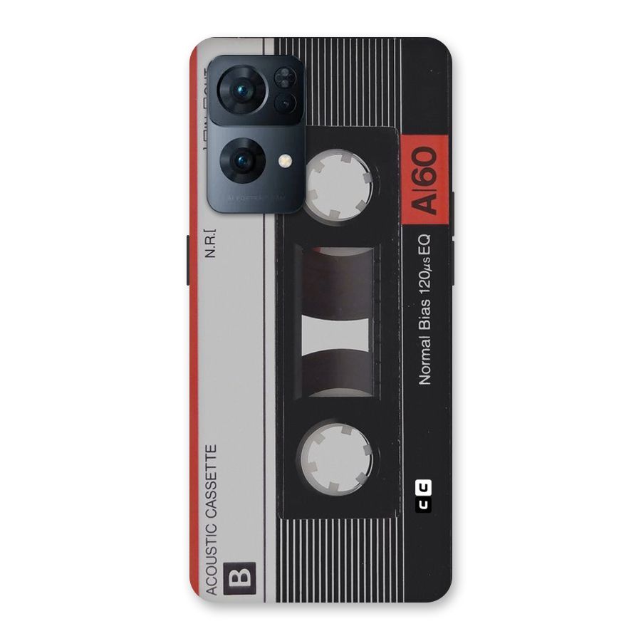 Casette Design Back Case for Oppo Reno7 Pro 5G