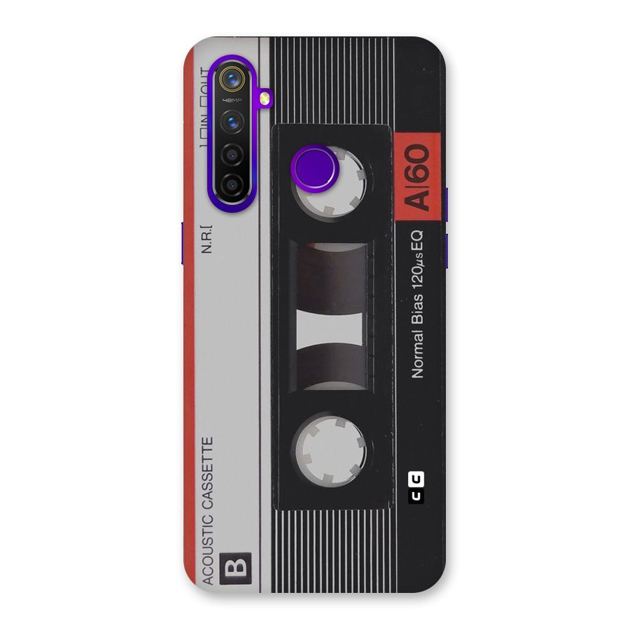 Casette Design Back Case for Realme 5 Pro