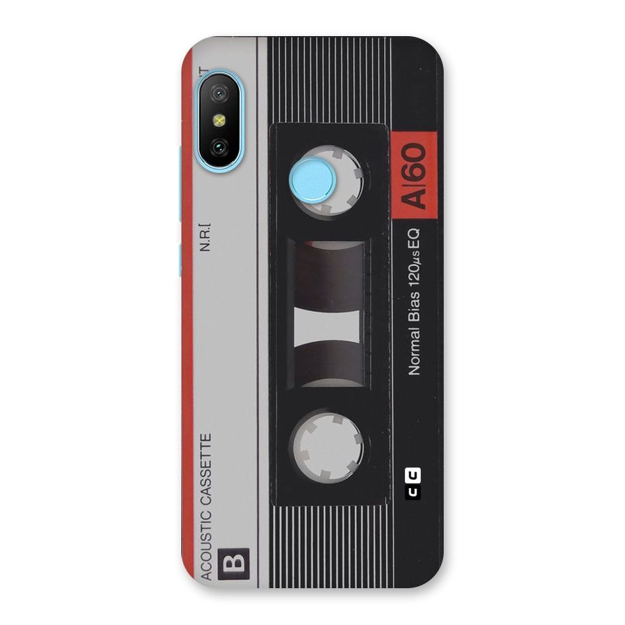 Casette Design Back Case for Redmi 6 Pro