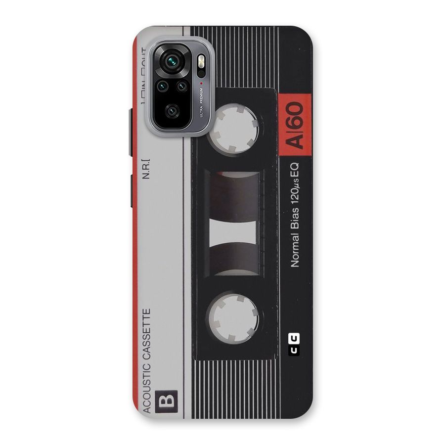 Casette Design Back Case for Redmi Note 10