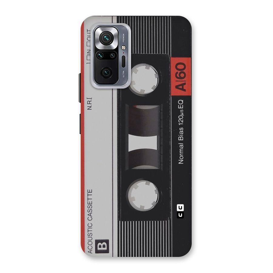 Casette Design Back Case for Redmi Note 10 Pro
