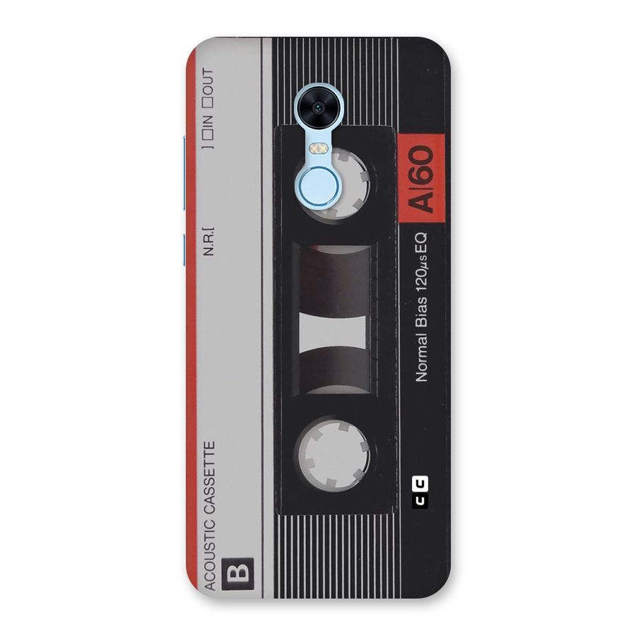 Casette Design Back Case for Redmi Note 5