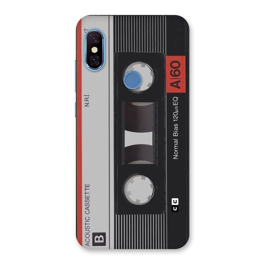 Casette Design Back Case for Redmi Note 6 Pro