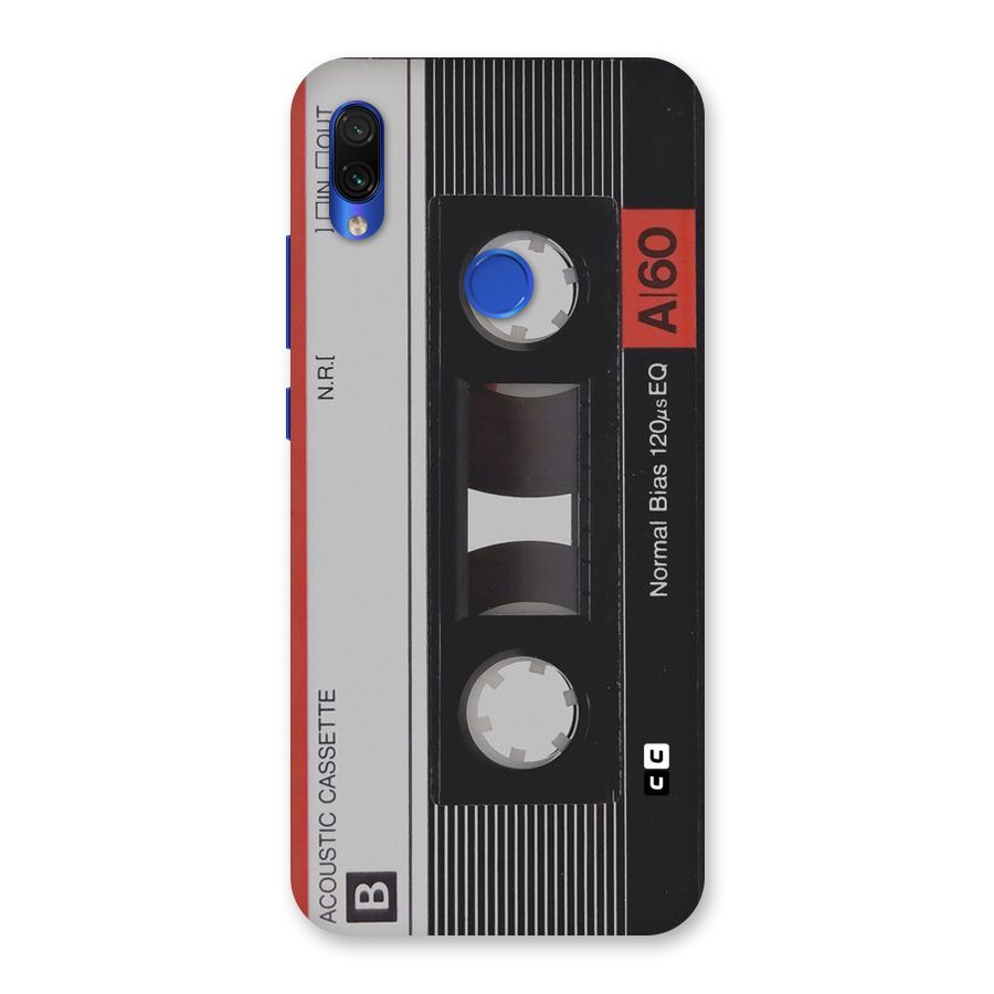 Casette Design Back Case for Redmi Note 7S