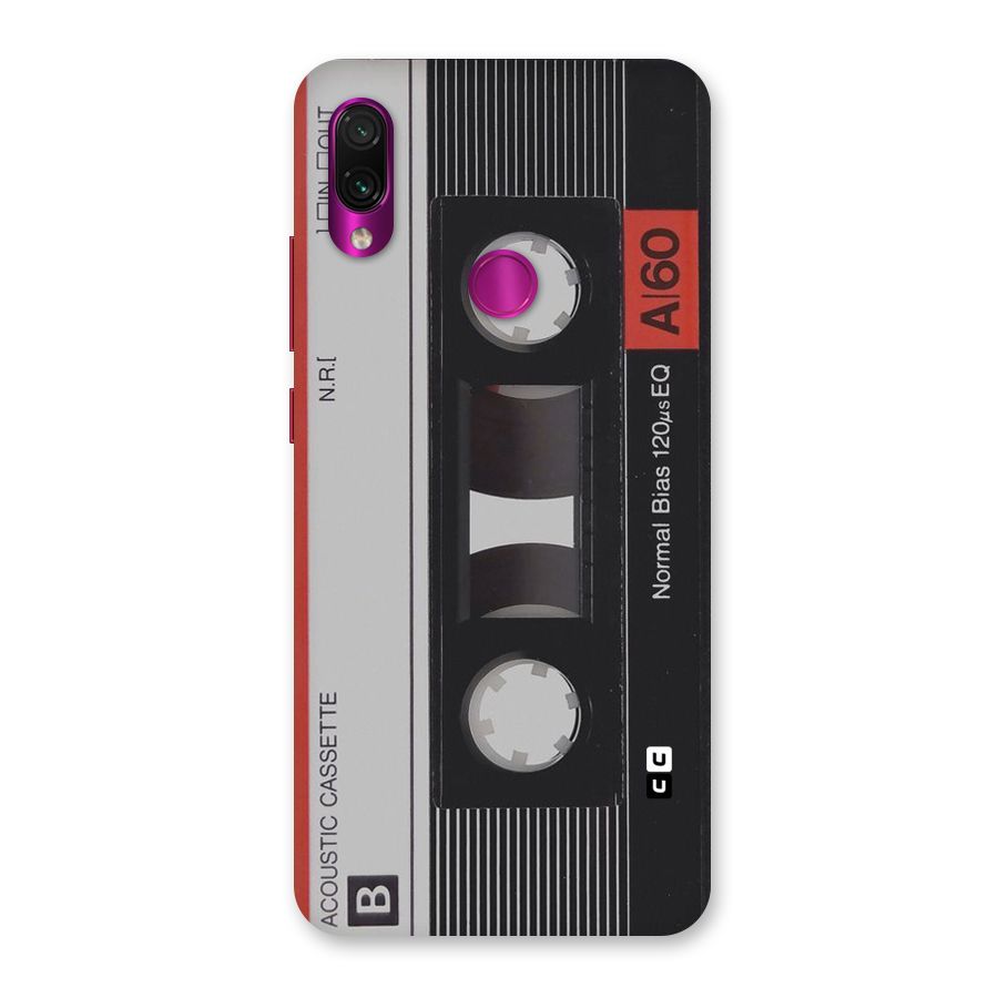 Casette Design Back Case for Redmi Note 7 Pro