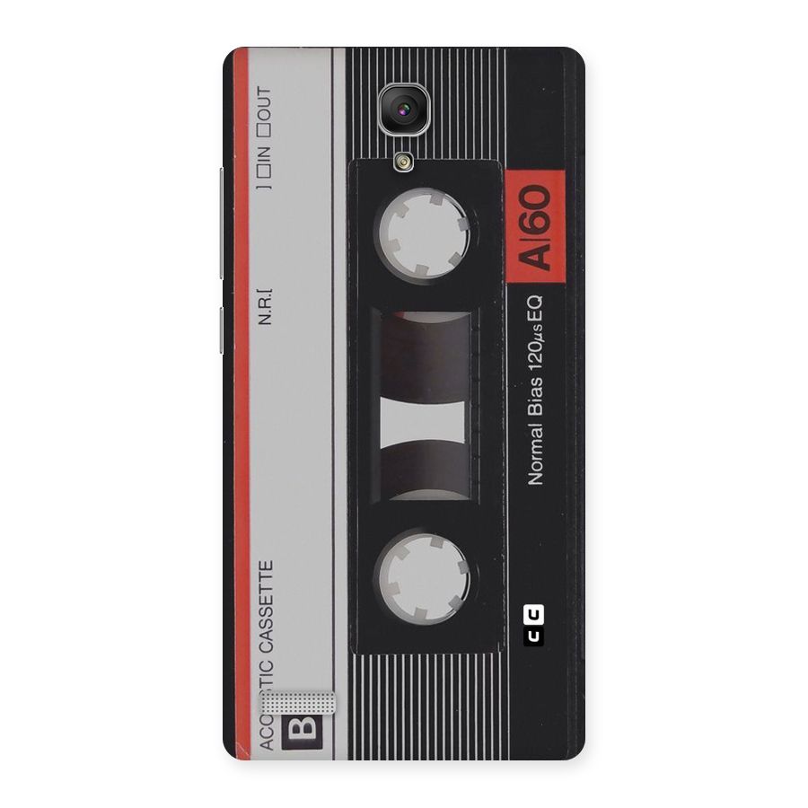 Casette Design Back Case for Redmi Note Prime