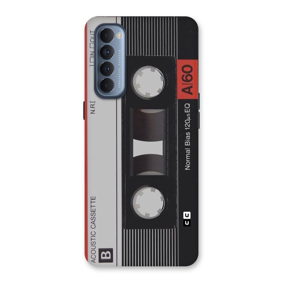 Casette Design Back Case for Reno4 Pro
