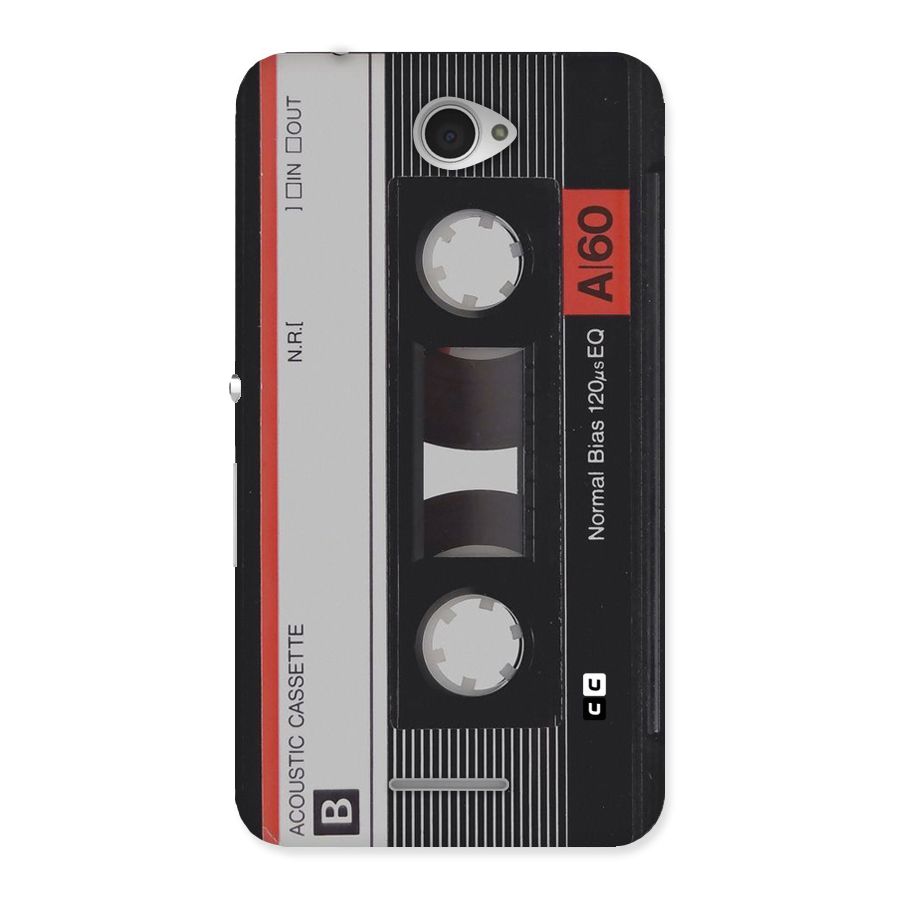 Casette Design Back Case for Sony Xperia E4