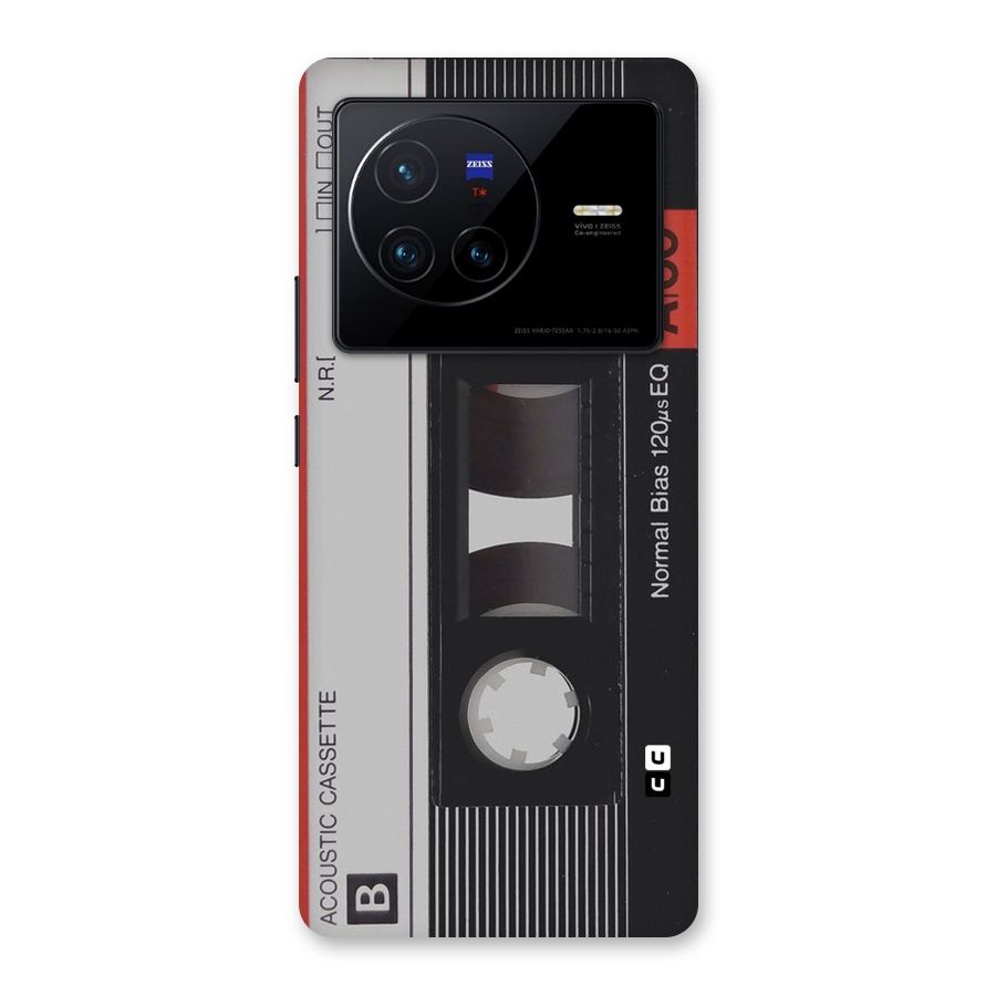 Casette Design Back Case for Vivo X80