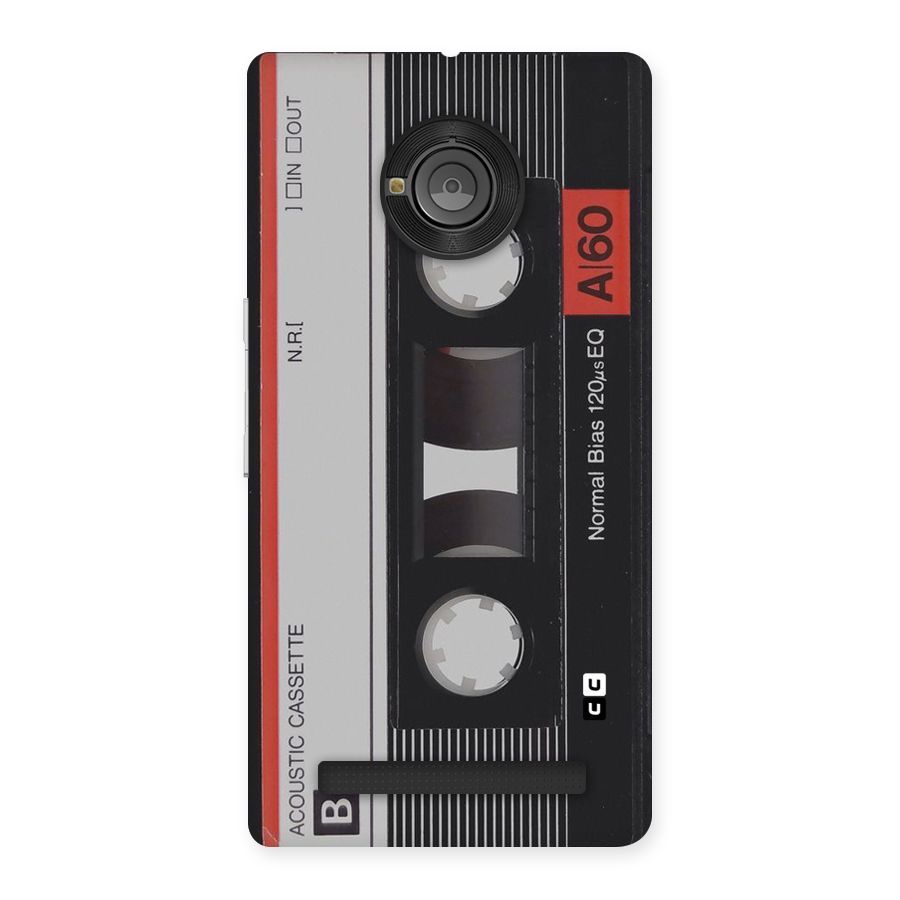 Casette Design Back Case for Yu Yuphoria