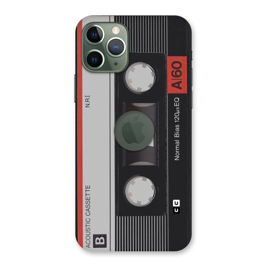 Casette Design Back Case for iPhone 11 Pro Logo  Cut