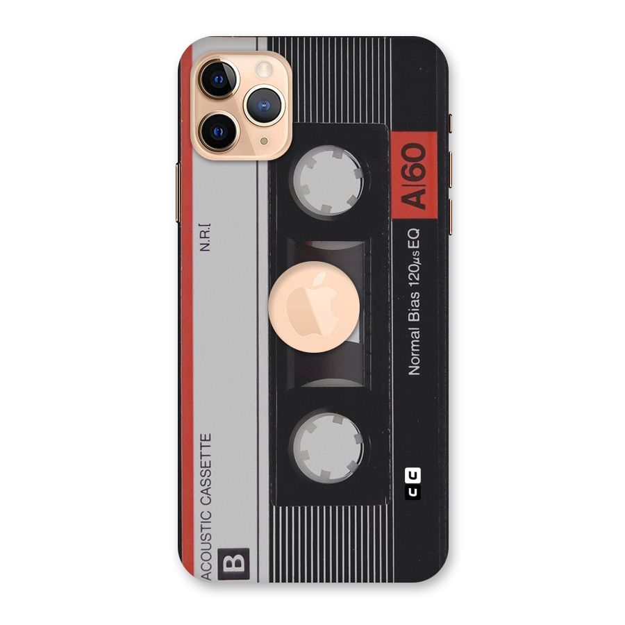 Casette Design Back Case for iPhone 11 Pro Max Logo Cut