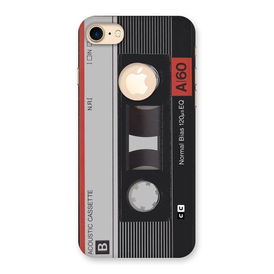 Casette Design Back Case for iPhone 7 Logo Cut