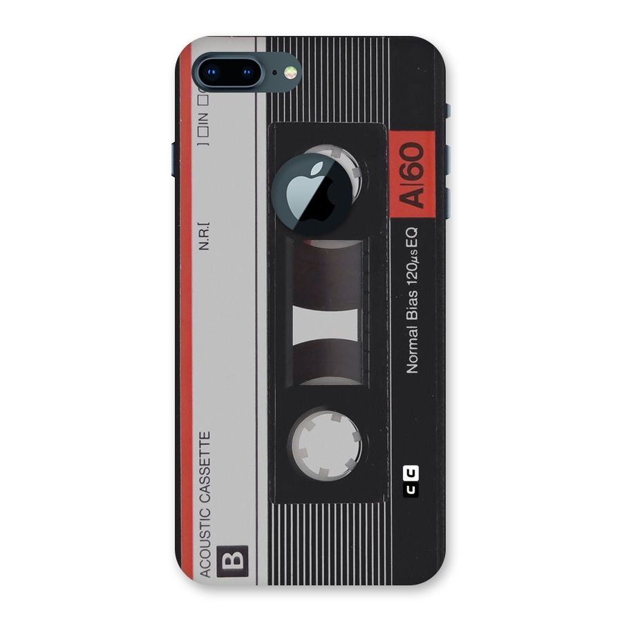 Casette Design Back Case for iPhone 7 Plus Logo Cut